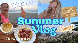Desayunos☕Gym entrenar💪tengo que tirar muchos👎Sunset🌅nos a gustado👍soy un desastre🙄comidas🥗beach🌊