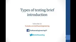 Software Testing | Testing Strategies | Different types of testing | Urdu /Hindi