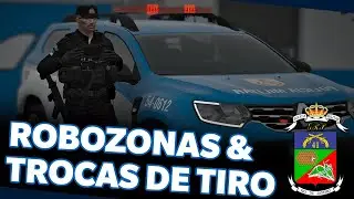 INTENSOS ACOMPANHAMENTOS A ROBOZONA COM DIVERSAS TROCAS DE TIROS 41&ordm; BPM (FIVEM)