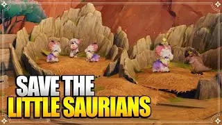 Save The Little Saurians! | World Quests & Puzzles |【Genshin Impact】