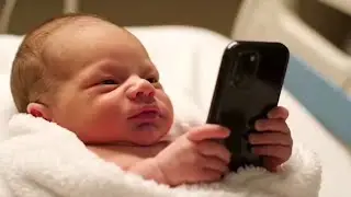 New born baby AI videos completion