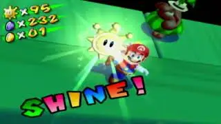 Super Mario Sunshine - 95 - 100% Guide - Pianta Village Secret Shine 1