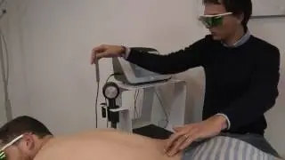 EN 01-Laser treatment of a lower back pain in open mode