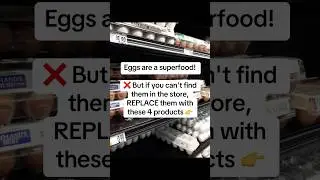 Replace eggs with these 4 products ✅ #eggs #health #usa #skincare #food #healthyfood #newyork