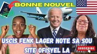 Gwo update|Program Bieden nan pa fin kanpe😳USCIS Fenk lager Note sa Sou site Ofisyel la✈️form I-134A