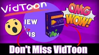 VidToon Review Drag and drop animated Video Maker App - Get VidToon Bonus and Demo