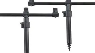 Aluminium Carp Fishing Rod Pod Set Bank Sticks and Buzz Bar for 3 Fishing Rods
