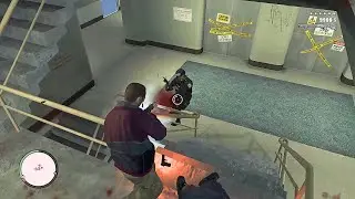 GTA 4 - NIKO | SHOOTOUT AT BUILDING & FIGHT WITH SWAT & POLICE + SIX SATRS