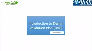 Design Validation Plan (DVP)