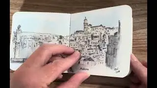 Virtual travel sketching in Italy 
