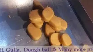 peda dough ball cookies cutting machine