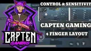 🛑CAPTEN GAMING CONTROL AND SENSITIVITY CODE BGMI 4 FINGER CONTROL AND SENSITIVITY STAR RAJ
