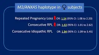 Association between M2/ANXA5 haplotype and Repeated Pregnancy Loss: A Meta-analysis