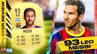 WHIP OF DREAMS! 93 LIONEL MESSI REVIEW! FIFA 21 Ultimate Team