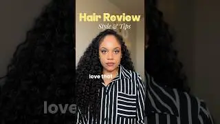 Quick Weave Hair Review Using Organique Hair #hairstyle #hair #quickweave #review