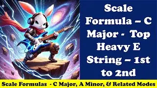 Scale Formula &ndash; C Major   Top Heavy E String &ndash; 1st to 2nd 1010