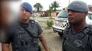 For&ccedil;a T&aacute;tica encurrala olheiros do tr&aacute;fico na biqueira! Diretor Elias Junior