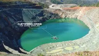 Drone Water Sampling at Savage River Mine