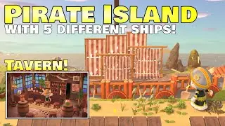 Yes, There Are FIVE SHIPS On This Pirate Island! ☆ Animal Crossing New Horizons 5-Star Island Tour