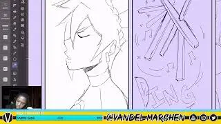 Join my live Manga Drawing stream of 'Infinity Love' -