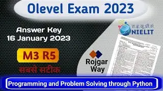 O level m3r5 answer key | O level m3 R5 solution | Jan 2023 m3r5 answer key | M3R5 Today paper solve