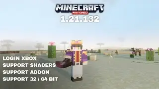 MINECRAFT PATCH 1.21.132 TERBARU‼️- Support Shaders & Addon | Login Xbox, Main Server