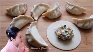 Recette Gyoza  au tofu  ( Vegan)  I  Raviolis japonaise  I Cuisine Japonaise Paris 04