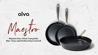 Maestro Non-Stick Frying Pan: Non-Toxic and Perfect Heat Control!