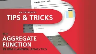 The Aggregate Function | IBM Planning Analytics Tips & Tricks from Revelwood