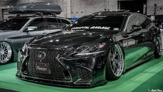 CRYSTAL GARAGE LEXUS LS500 VIPCAR クリスタルガレージ 神戸志様 LS500カスタム - OAM2023 大阪オートメッセ2023