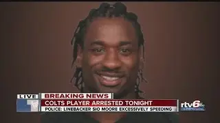 Colts player arrested Thursday night