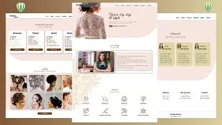 Beauty Salon Website Responsive Design Using HTML CSS and Javascript From Scratch
