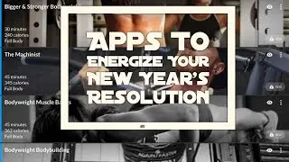 Apps to Energize Your New Year&rsquo;s Resolution