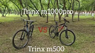 ОБЗОР НА МОИ ВЕЛОСИПЕДЫ | TRINX M500 VS TRINX M1000PRO | STUNT