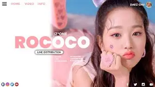 [BDAY#2] IZ*ONE (아이즈원) - Rococo | Line Distribution