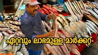 കൊച്ചിയിലെ ഏറ്റവും വിലക്കുറവിന് ഫ്രഷ് മീൻ കിട്ടുന്ന മാർക്കറ്റിൽ ലേലം വിളിക്കാൻ പോയപ്പോൾ