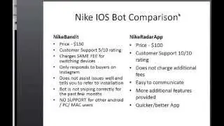 NikeBandit vs NikeRadarApp Comparison