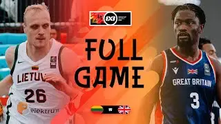 Lithuania 🇱🇹 vs Great Britain 🇬🇧 | Men | Full Pool Game | FIBA 3x3 World Cup 2025 | 3x3 Basketball
