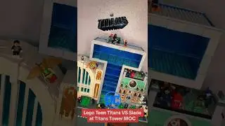 Lego Teen Titans VS Slade at Titans Tower MOC, does the tower fit in the cityor make in an island?
