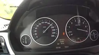 BMW 3 Active Hybrid F30 - acceleration 0-250 km/h