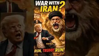 Trum Declares War on Iran&mdash;Then Khamenei Turns Into a Lion | Political Satire on Power & Fear #iran