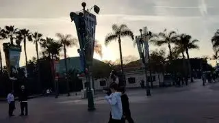 Entrance plaza for Disneyland and California Adventure serbian and English edition