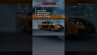 Top 5 Most Iconic Cars in Fast and Furious
