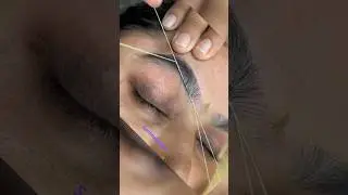 Eyebrow threading #eyebrowthreading #shorts