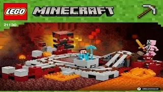 2017 Lego Minecraft The Nether Railway instruction 21130 NEW!