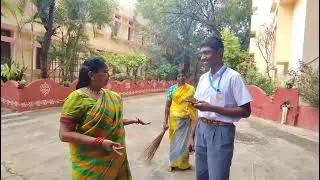 Interview with waste worker in our school by EcoQuanta