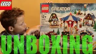 LEGO unboxing - Winter Village Market Creator set #10235