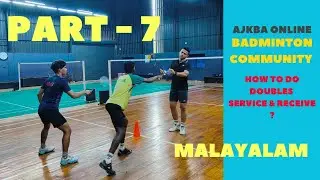 WITHOUT PROPER SERVICE & RECEIVE ITS DIFFICULT TO PLAY BADMINTON - AJKBA MALAYALAM
