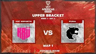 KR&Uuml; ESPORTS vs FURIA - Map 1 | VCT 2026: AMERICAS KICKOFF - WEEK 1 DAY 2