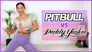 PITBULL vs DADDY YANKEE FAST WALKING WORKOUT 👣 (1,800 Steps)